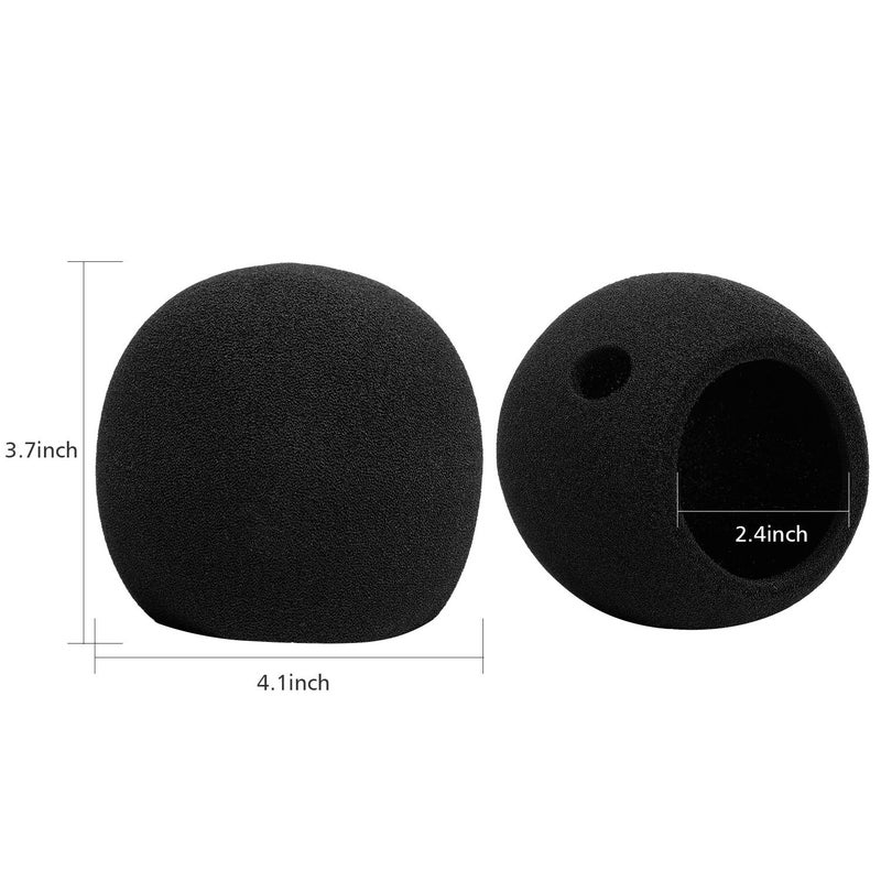 Chromlives Mic Foam Cover Compatible with Blue Snowball Ice,Pop Filfter Windscreen Cover Compatible with Blue Snowball - Image 3